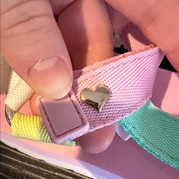 Stoney Clover Lane x Target Pink and Yellow Sandals - Picture 6 of 6